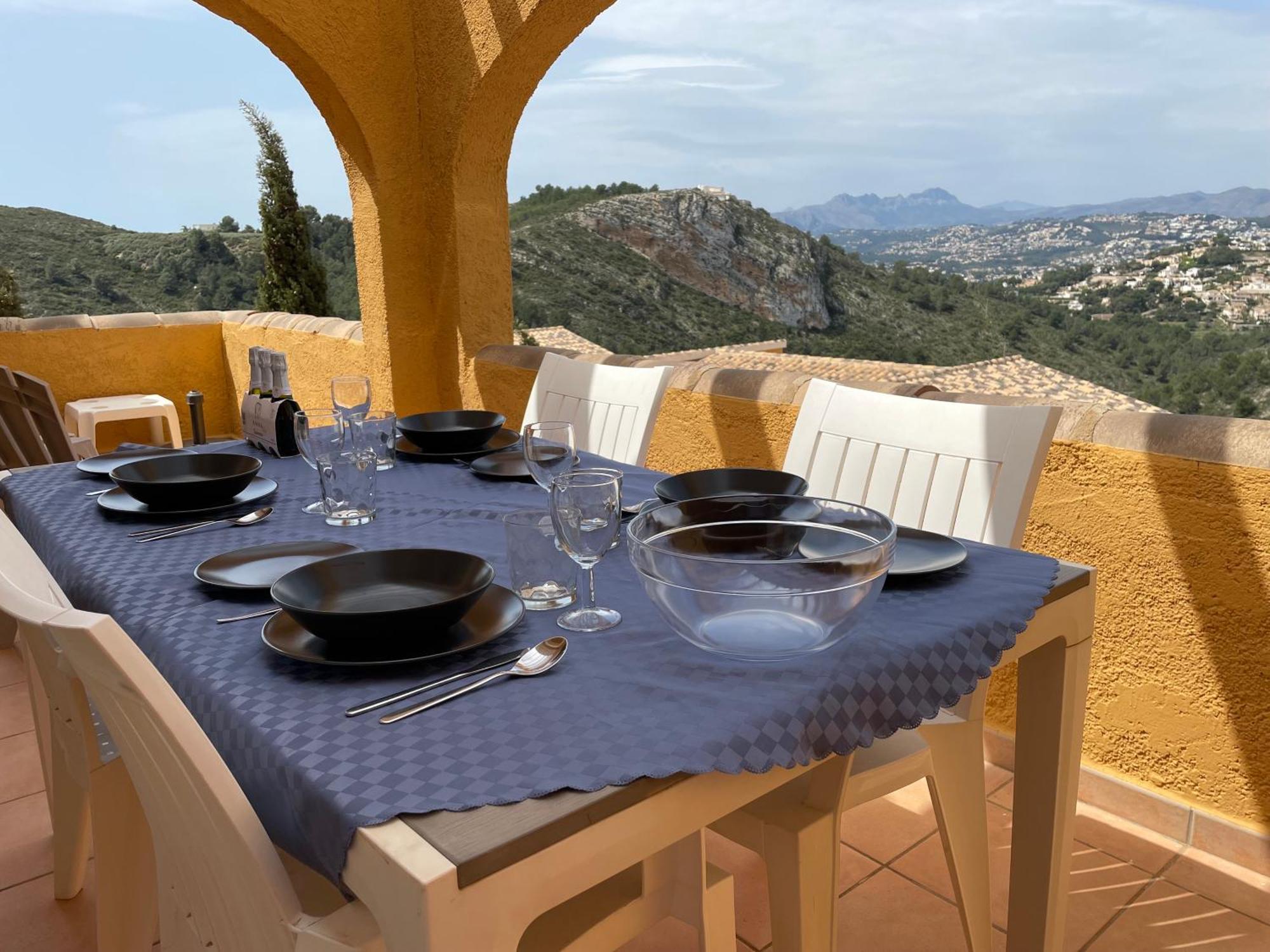 Tranquility, Sun, Breathtaking Views & 7 Minutes Drive To Sea Apartment Бенитачел Екстериор снимка
